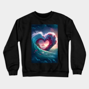 Wave of Love Crewneck Sweatshirt